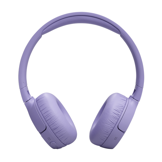 JBL Tune 670NC - Purple - Adaptive Noise Cancelling Wireless On-Ear Headphones - Front